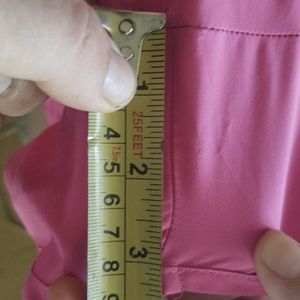 Pink athletic shorts